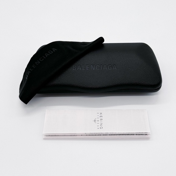 NEW BALENCIAGA OVERSIZED SUNGLASSES BALENCIAGA BB0324SK 002 - Picture 12 of 12